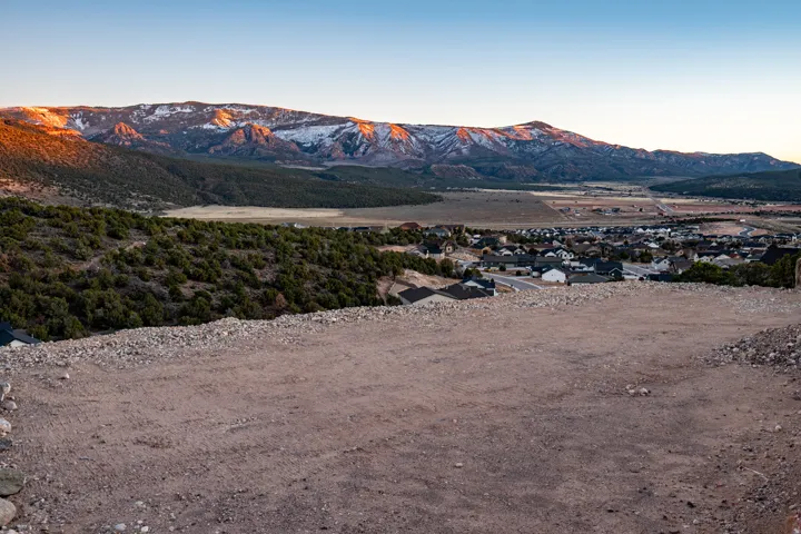 View of mountain background