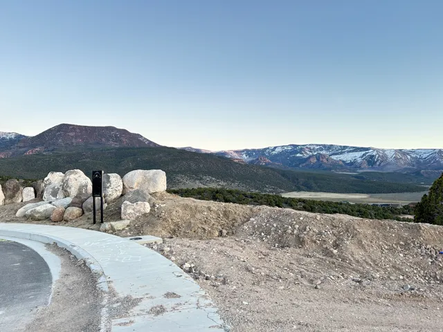 View of mountain backdrop