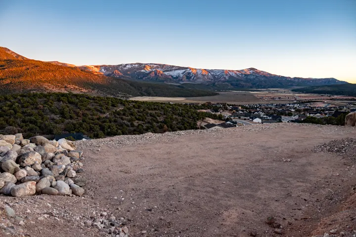 View of mountain backdrop