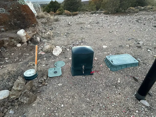 Exterior view of a water meter