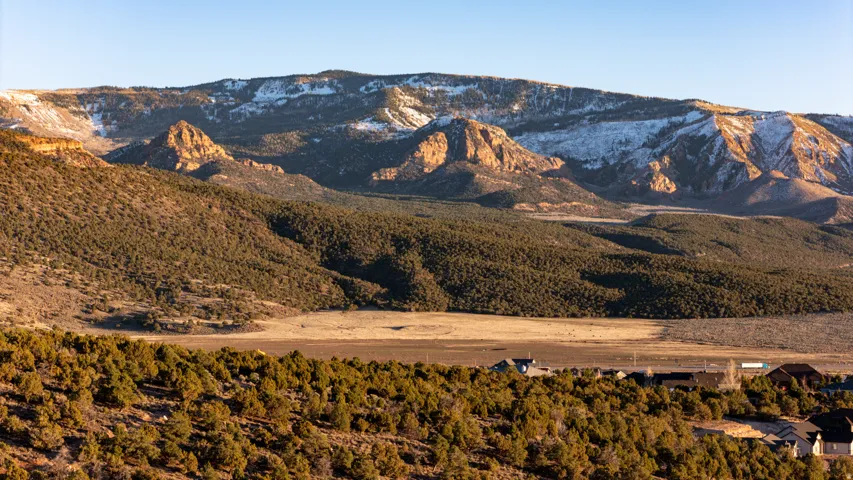 View of mountain background