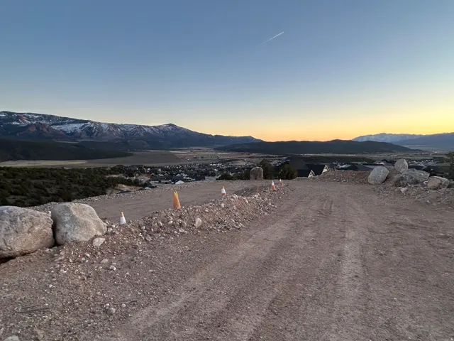 View of mountain backdrop