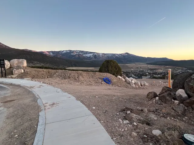 View of mountain backdrop