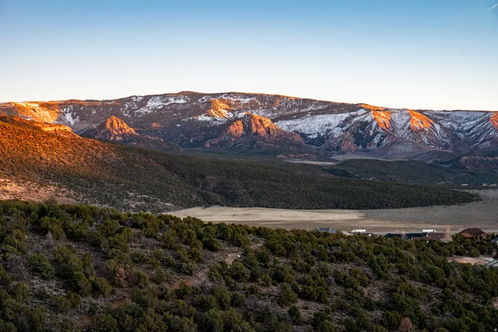 View of mountain backdrop