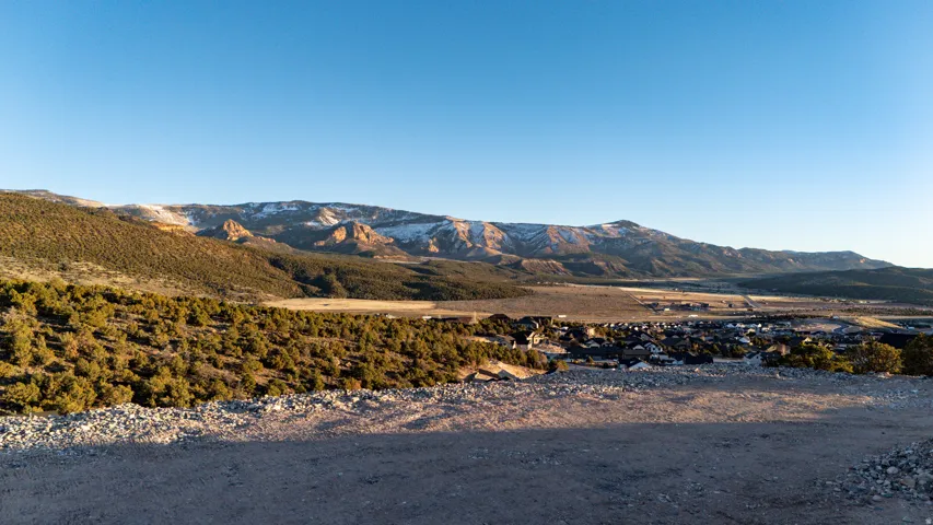 View of mountain backdrop