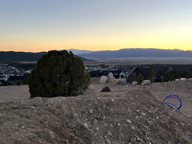 View of mountain backdrop