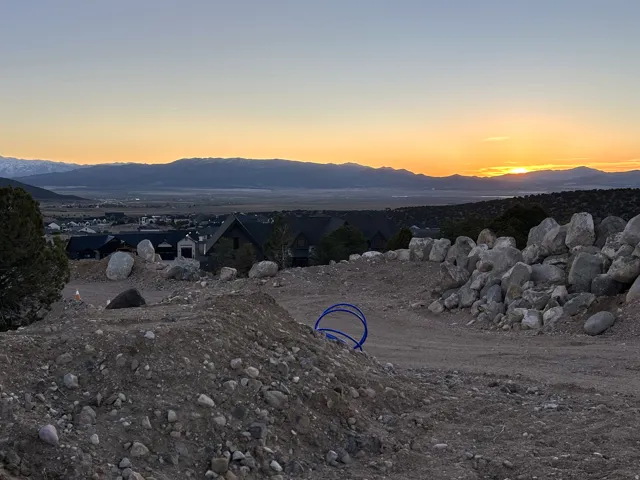 View of mountain backdrop