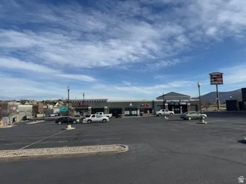 View of uncovered parking lot