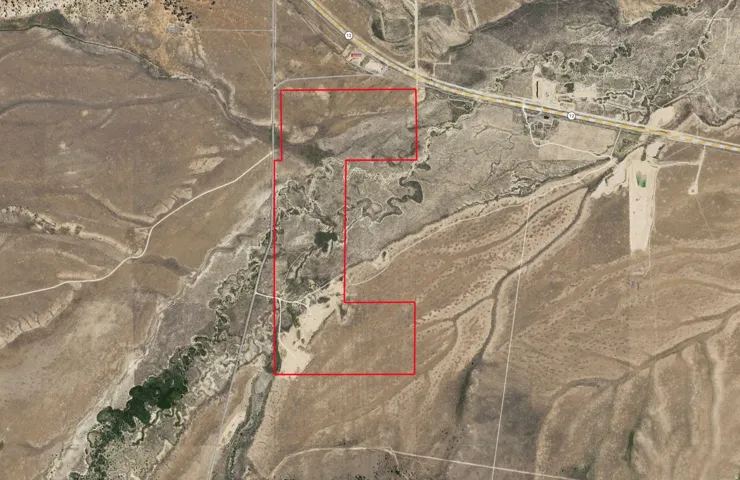 Map / location with property boundaries highlighted