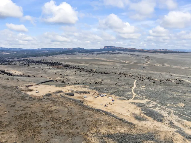 Mountain view with rural landscape and a desert landscape