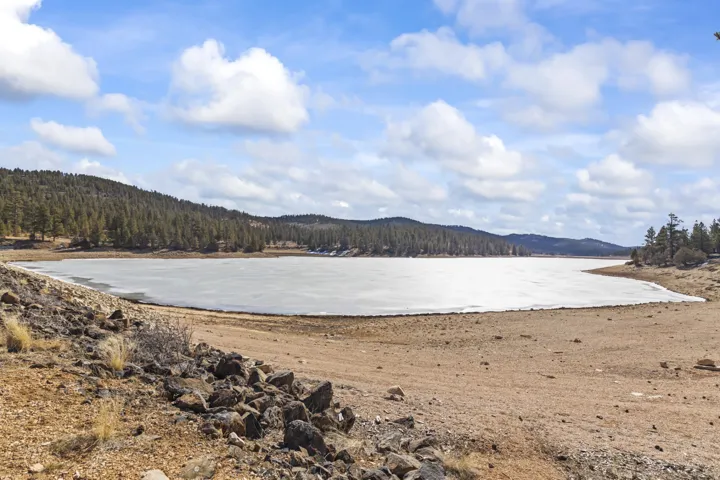 Water view featuring a mountainous background
