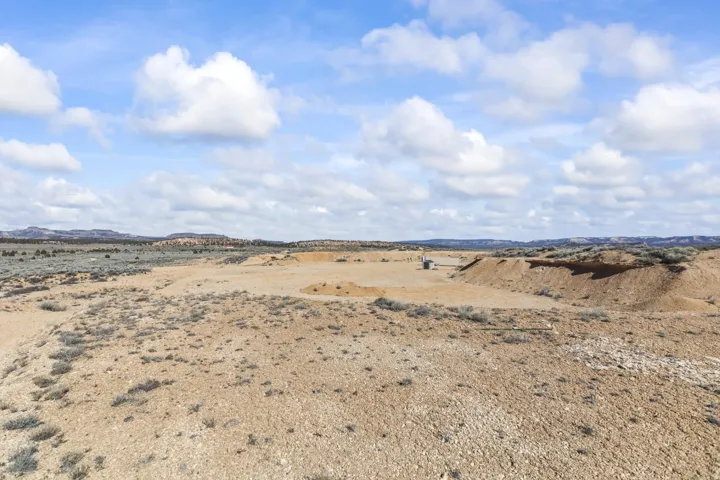 Mountain view with a desert landscape and rural landscape