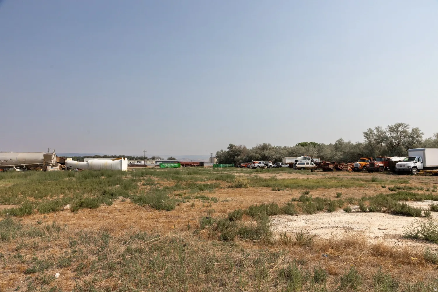 View of yard featuring a view of countryside