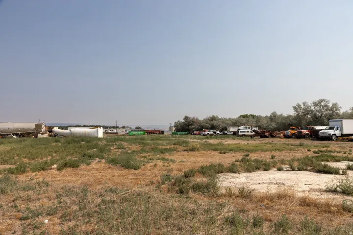 View of yard featuring a view of countryside