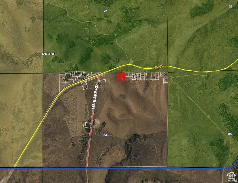 Map / location with property boundaries highlighted
