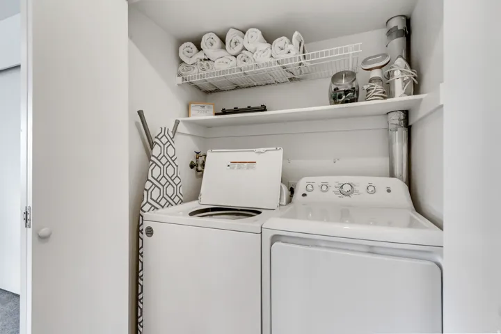 Laundry area featuring washer and dryer