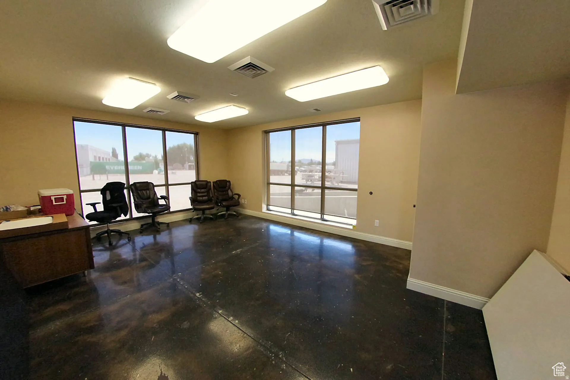 View of office area