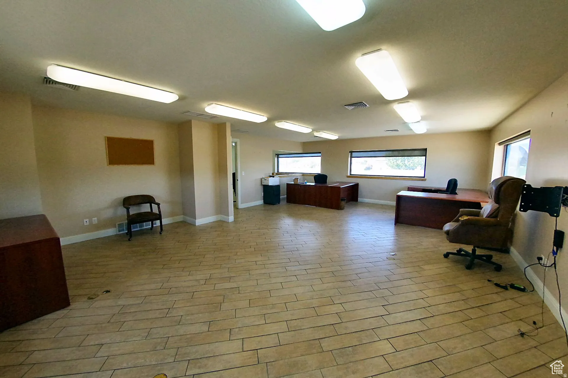 Office area featuring healthy amount of natural light