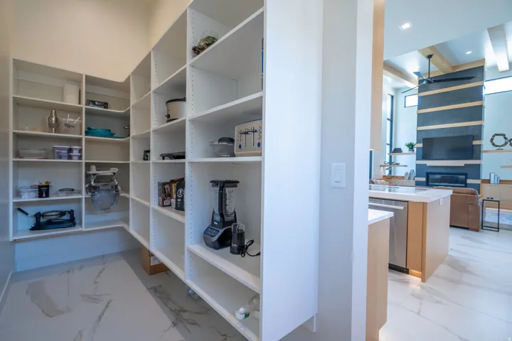 View of storage area