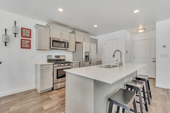 Fridge is included (Not to mention all the blinds and draperies too!)