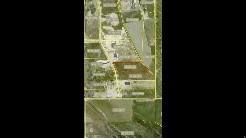Plat Map. Illustrating property boundaries and parcel identification numbers