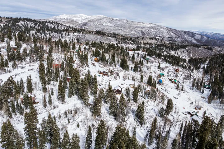 View of mountain background