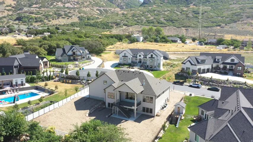 Newly constructed residence featuring a multi-level design and a large private yard