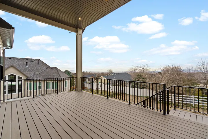 View of deck