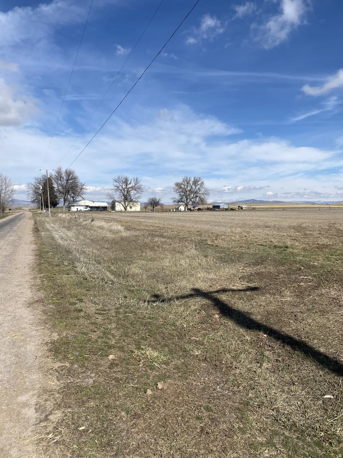 View of road featuring a view of countryside