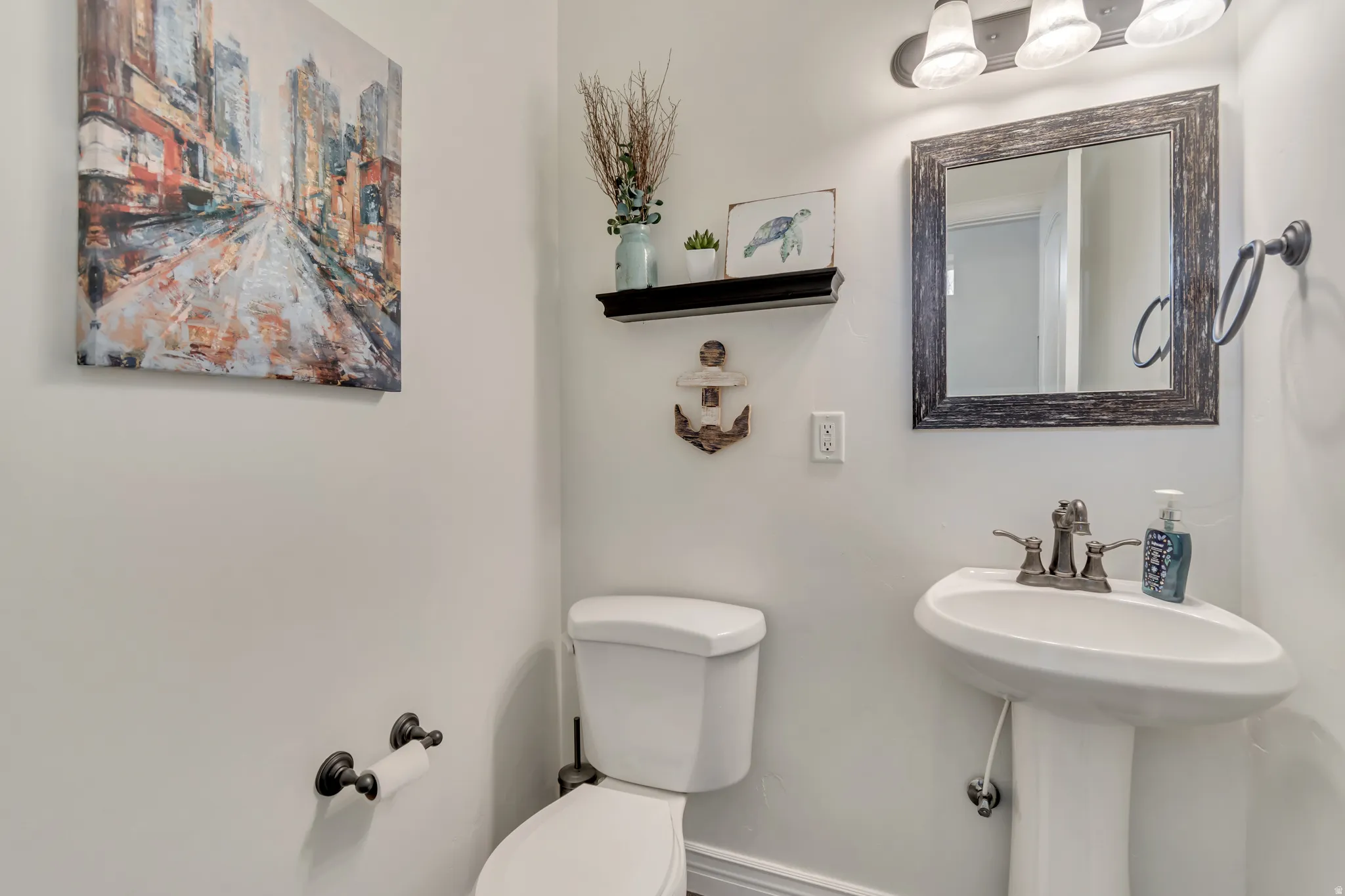 Half bath on main level