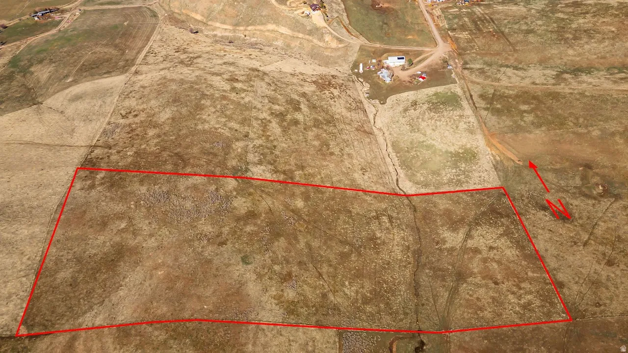 View of rural area featuring property parcel outlined