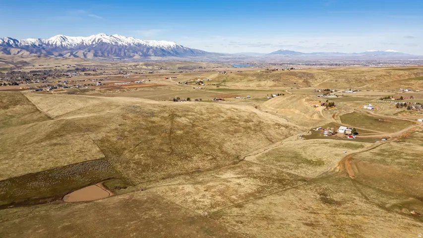View of mountain background with rural landscape
