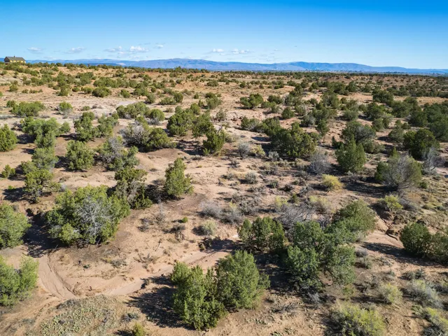 View of mountain background with a desert landscape and rural landscape