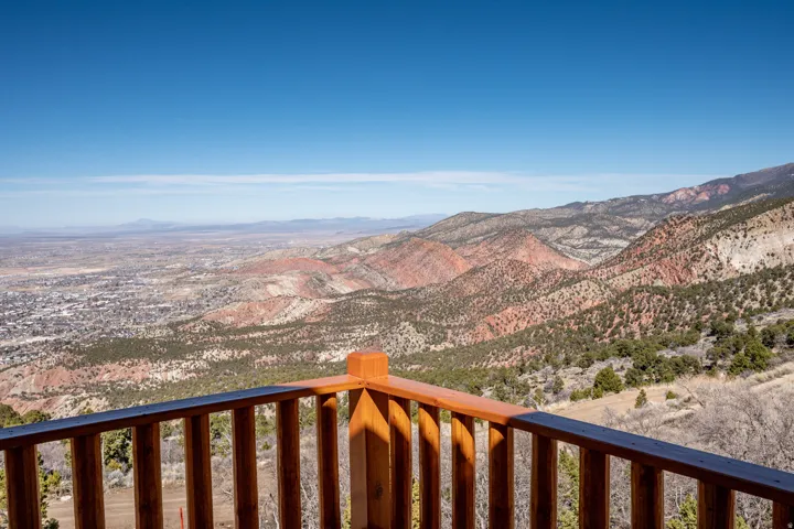 View of mountain background