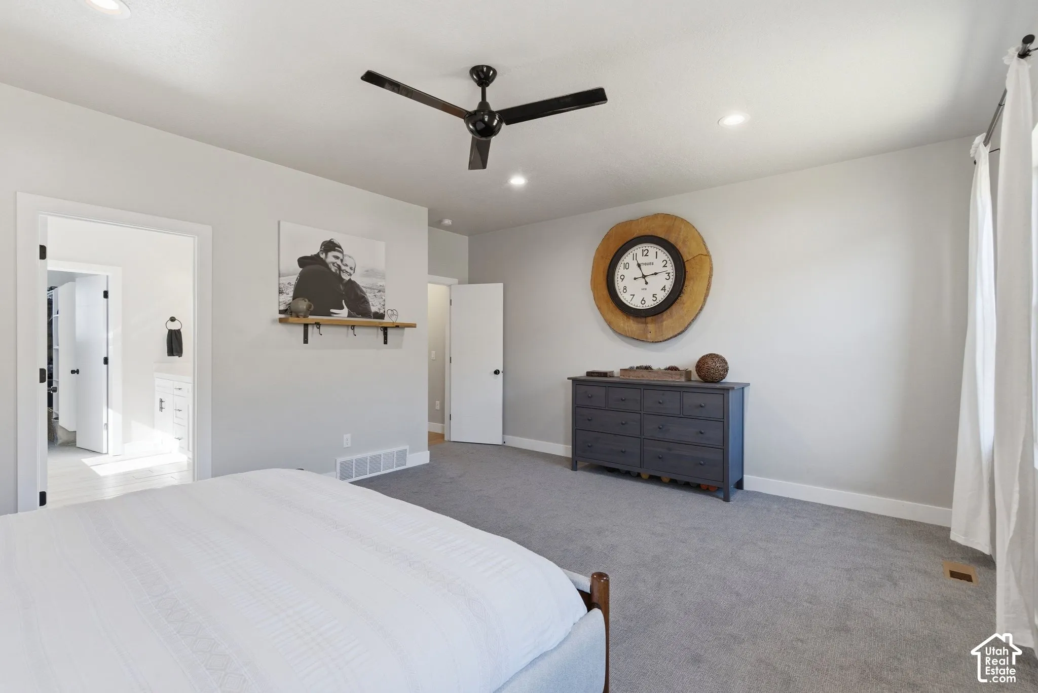 Oversized Master Bedroom has space for a sitting area as well