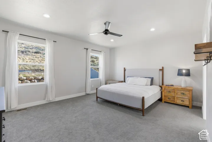 Large windows with tremendous views