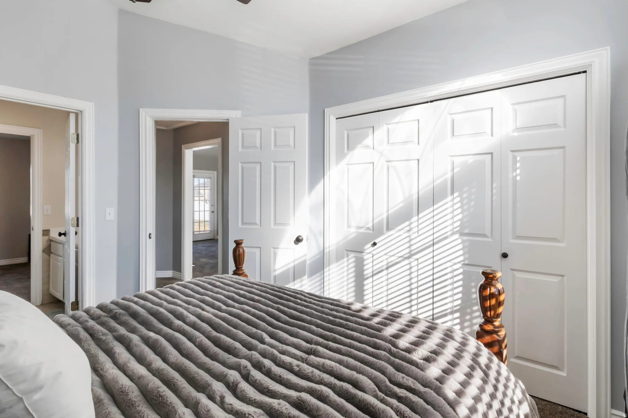 Bedroom featuring a closet and baseboards