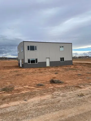 View of pole building