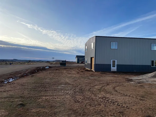 View of pole building