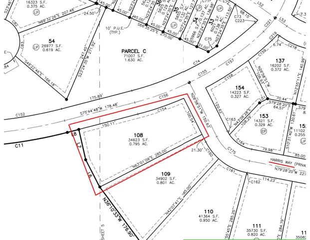 Parcel map