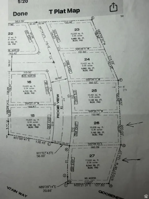 Survey map / technical document