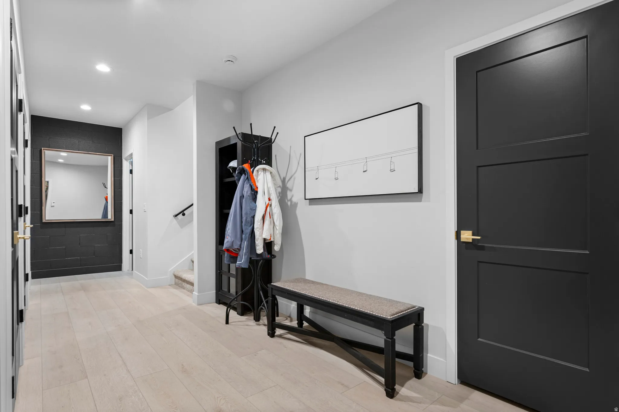 Includes 2 large closets, separate storage room, utility room and additional storage under stairs.