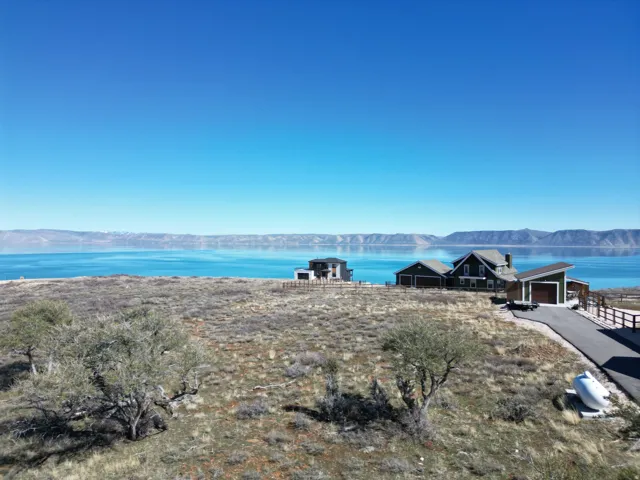 Water view featuring mountains