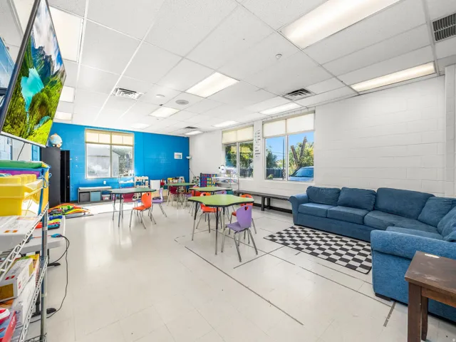 Playroom featuring a drop ceiling