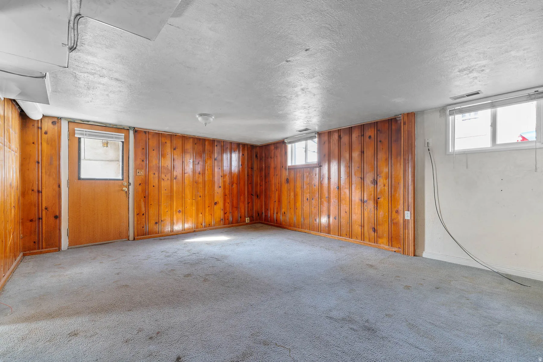 Lower level, Entrance and living room