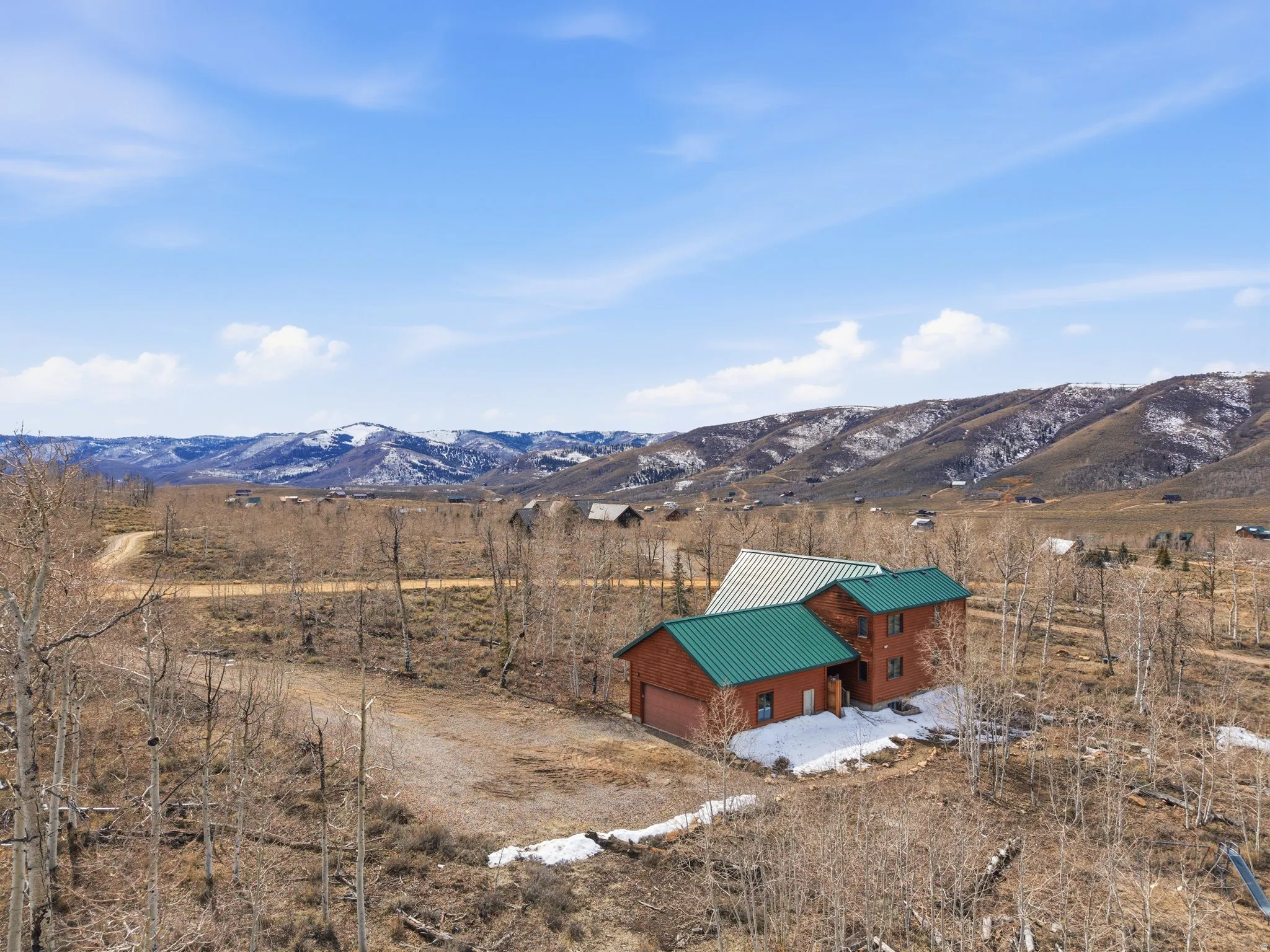 Mountain view featuring rural landscape