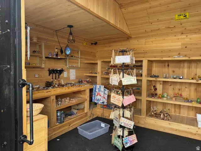 View of storage area
