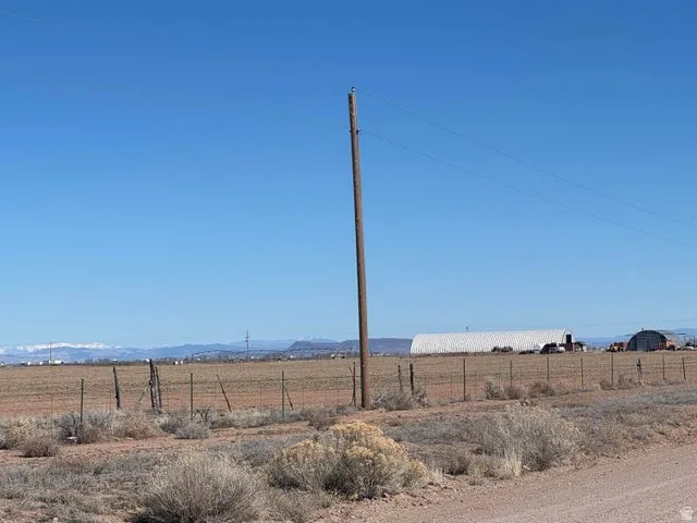 View of yard featuring a view of rural / pastoral area