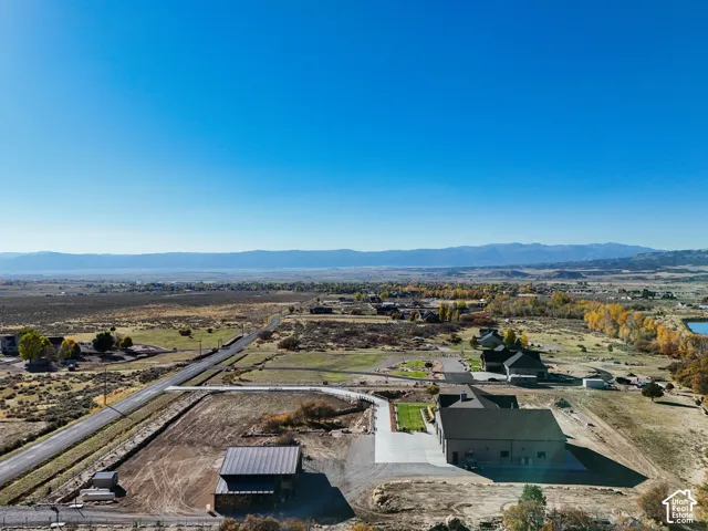 Bird's eye view of mountains