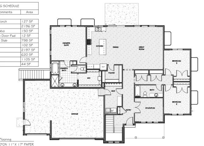 View of home floor plan